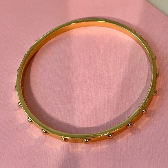 Kate Spade Gold Tone Stud Bangle - Picture 5 of 8